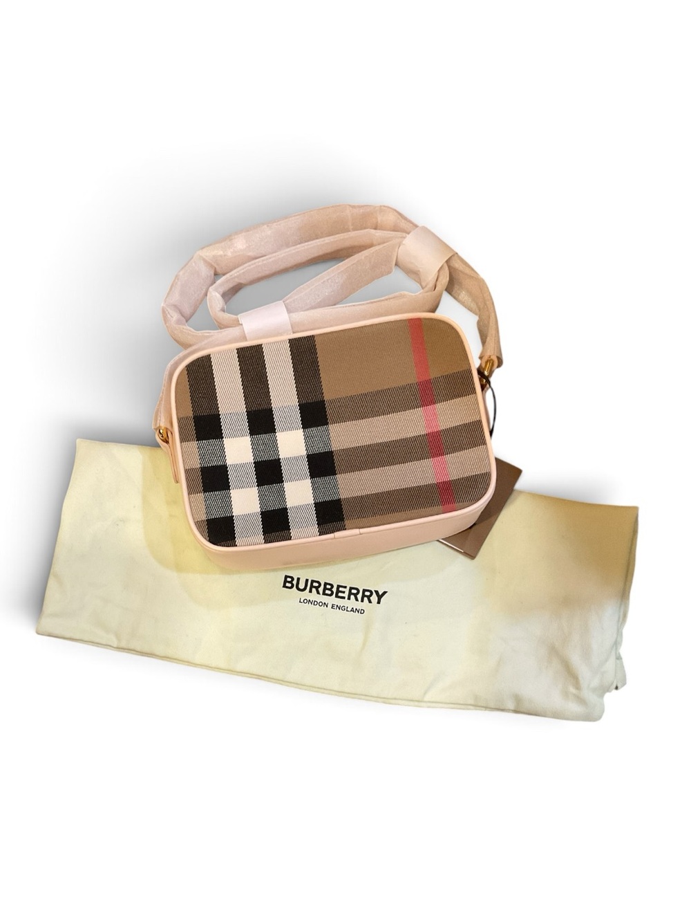 Burberry House Check Camera Bag NWT